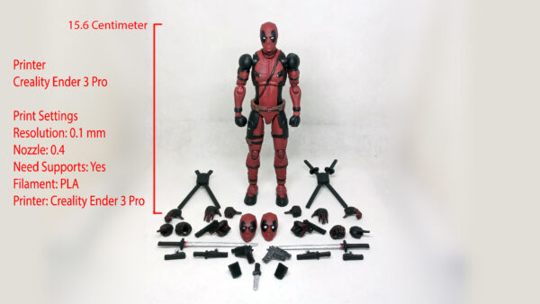 🔴 The Best Collection of 3D Printable Models inspired from Deadpool - Image 2