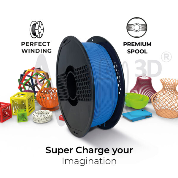 Turbo-Finish PLA+ Electric Blue 1.75mm - Image 4