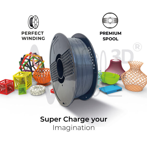 Turbo-Finish PLA+ Midnight Grey 1.75mm - Image 4