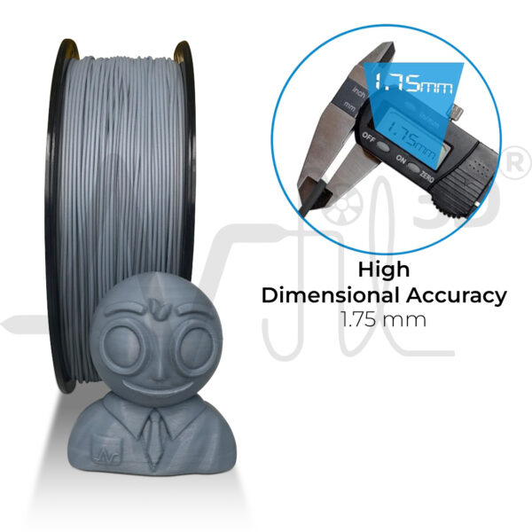Turbo-Finish PLA+ Silver 1.75mm - Image 6