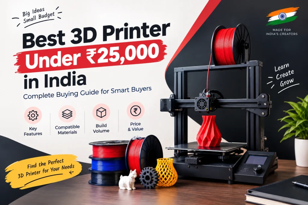Best 3D Printer Under ₹25,000 in India