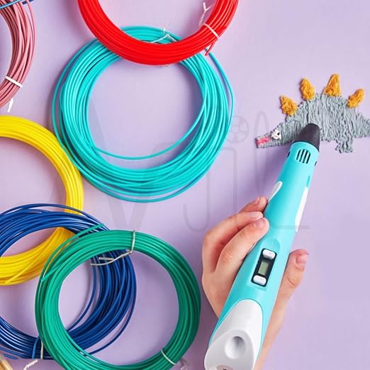 NFIL3D 31pcs Multicolor Filament of 3D Pen 5Meter Each | 3D Pen Filament | 3D Pen Refill | 3D Pen for Kids | Compatible with All 3D Pens | 1.75mm | (Set of 30Pcs) + 1Free (Pack of 31) - Image 3