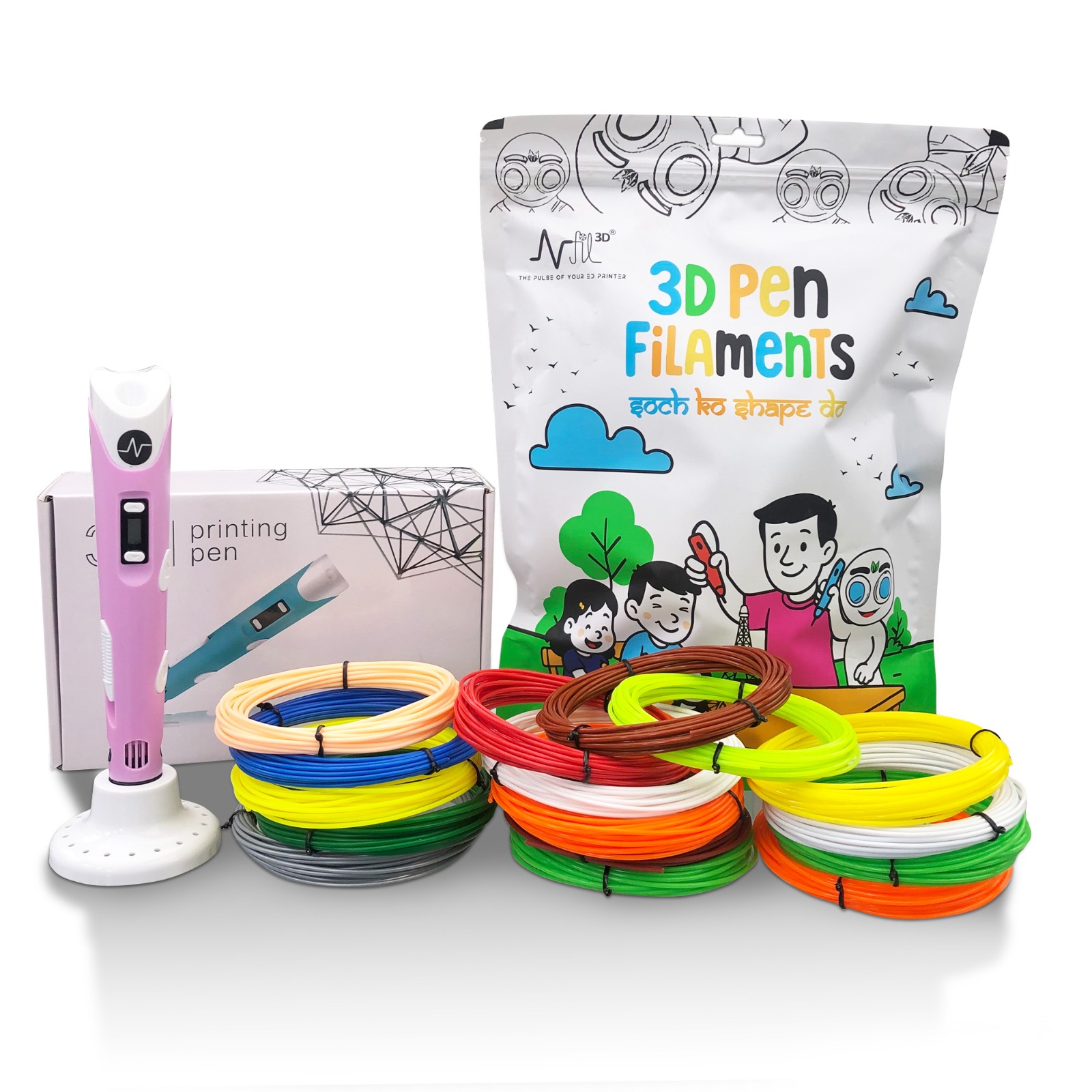 3D Pen for Kids (Pink)
